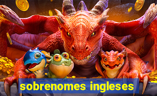 sobrenomes ingleses