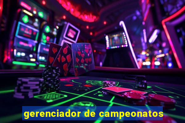 gerenciador de campeonatos