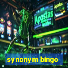 synonym bingo