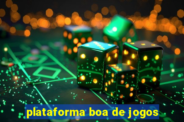 plataforma boa de jogos