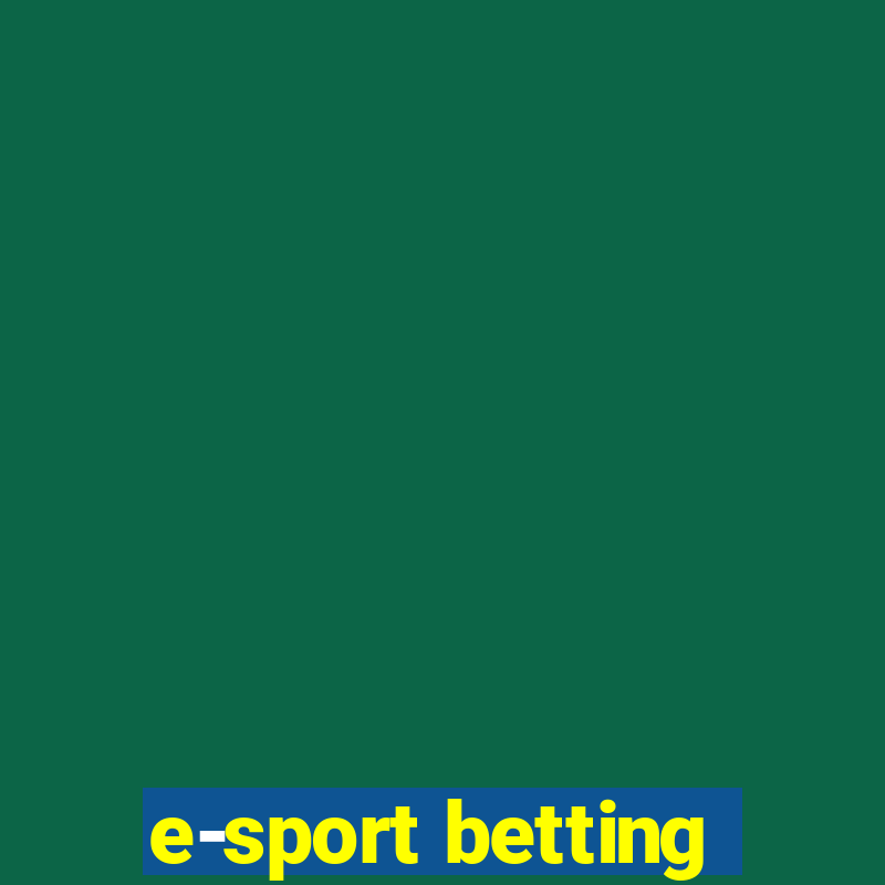 e-sport betting