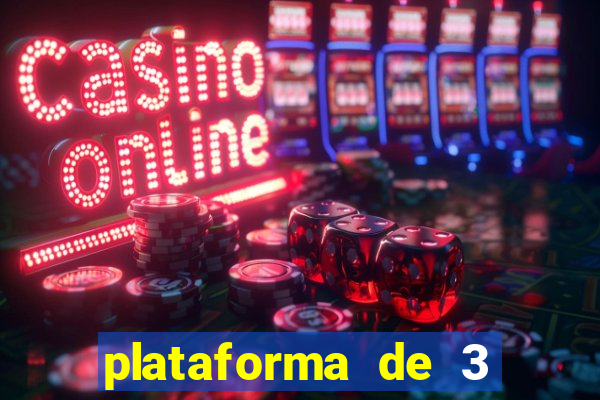 plataforma de 3 reais slots