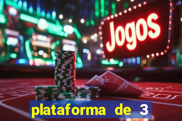 plataforma de 3 reais slots