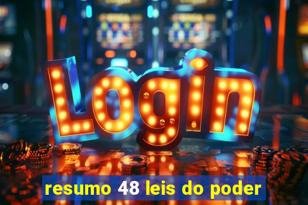 resumo 48 leis do poder