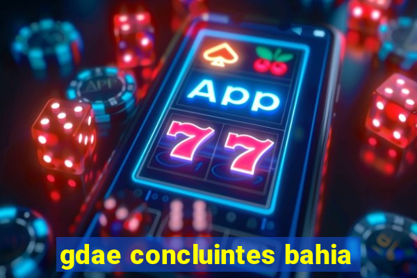 gdae concluintes bahia