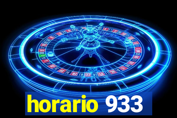 horario 933