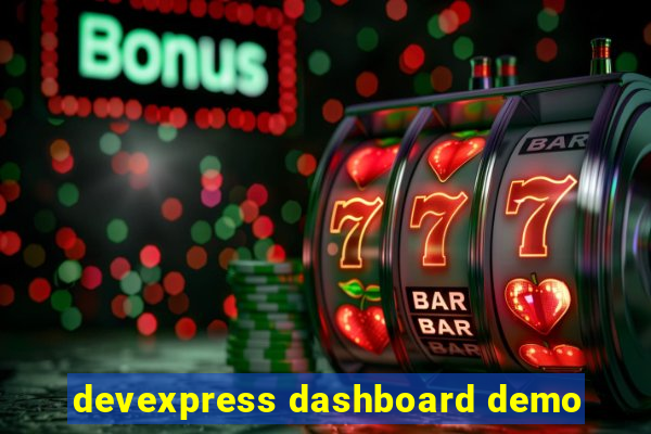 devexpress dashboard demo