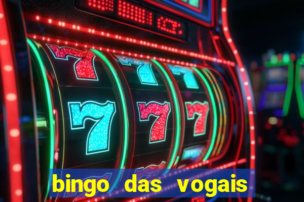 bingo das vogais colorido para imprimir