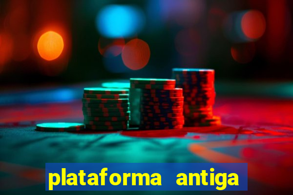 plataforma antiga de jogos