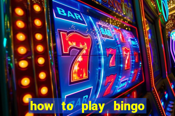 how to play bingo for money