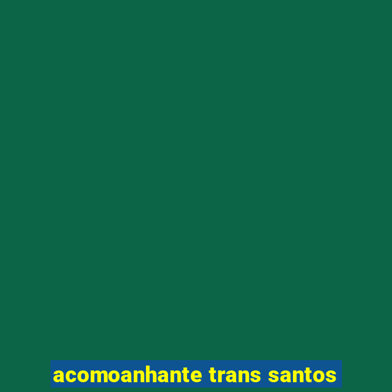 acomoanhante trans santos