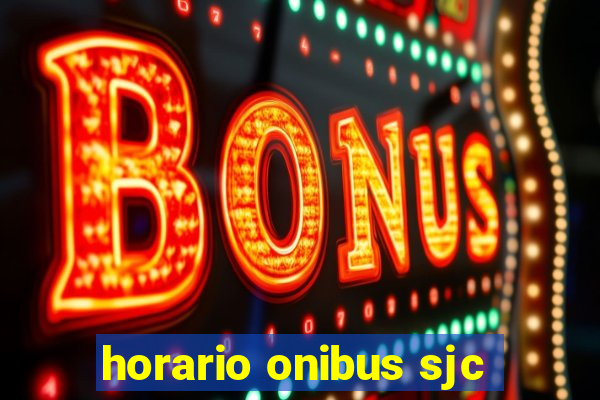 horario onibus sjc