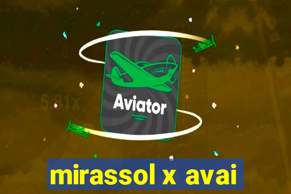 mirassol x avai