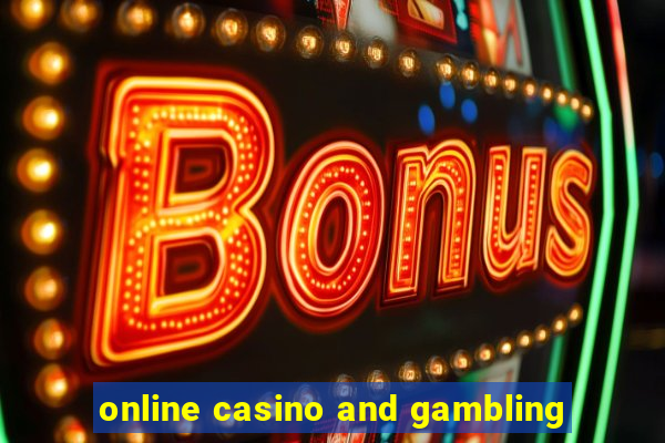 online casino and gambling