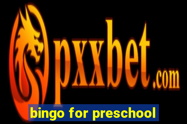 bingo for preschool