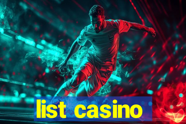 list casino