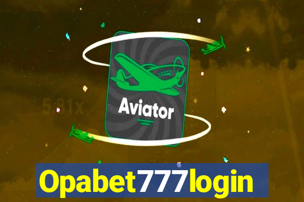 Opabet777login