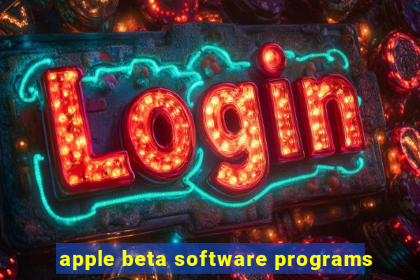 apple beta software programs