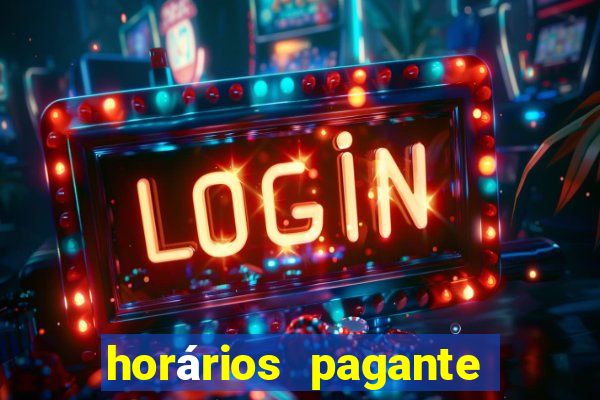 horários pagante fortune tiger