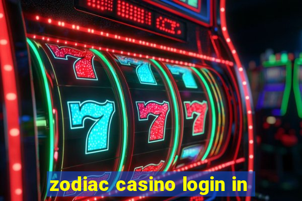 zodiac casino login in