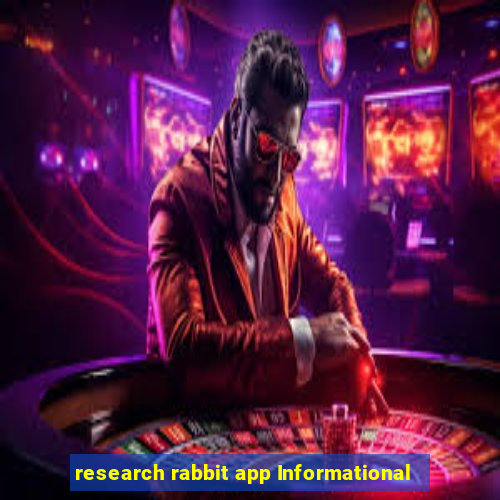 research rabbit app Informational