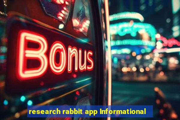 research rabbit app Informational