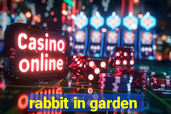 rabbit in garden