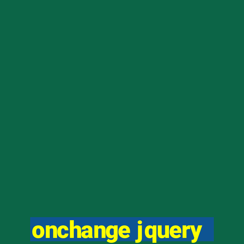 onchange jquery