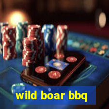 wild boar bbq