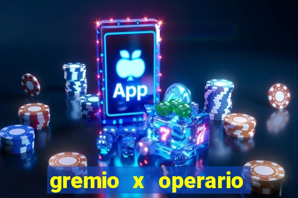 gremio x operario ao vivo