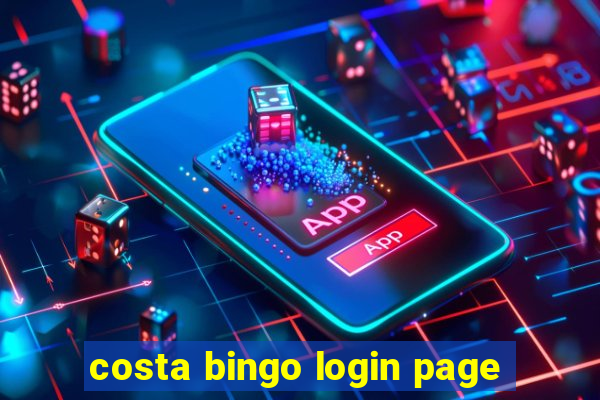 costa bingo login page