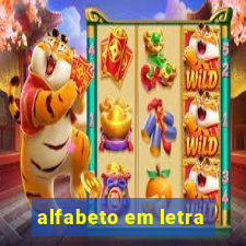 alfabeto em letra