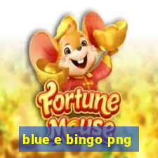 blue e bingo png