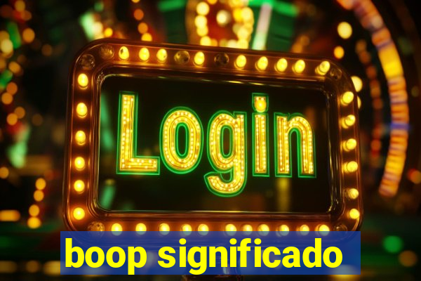 boop significado