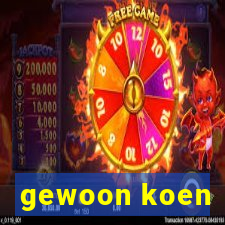 gewoon koen