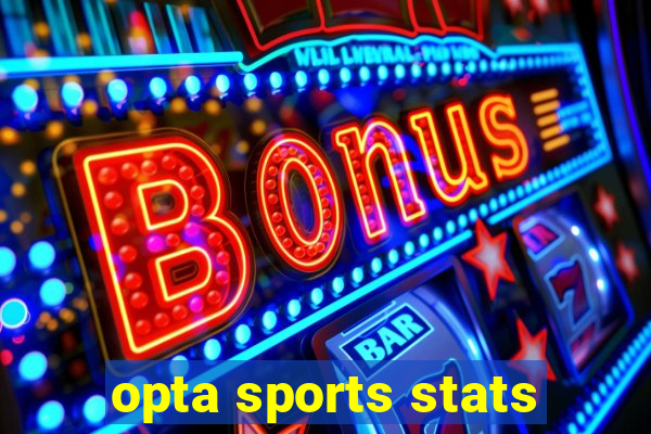 opta sports stats