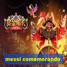 messi comemorando