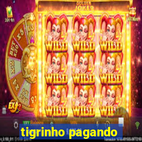 tigrinho pagando