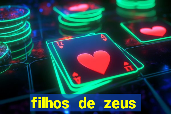 filhos de zeus mitologia grega