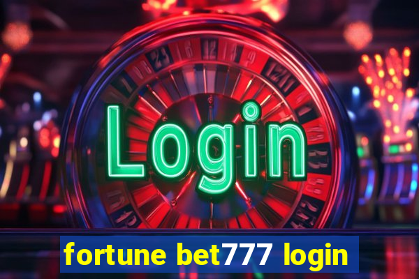 fortune bet777 login