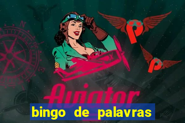 bingo de palavras para o 4 ano