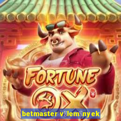 betmaster v茅lem茅nyek