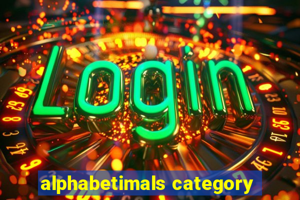 alphabetimals category