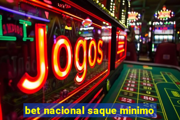 bet nacional saque minimo