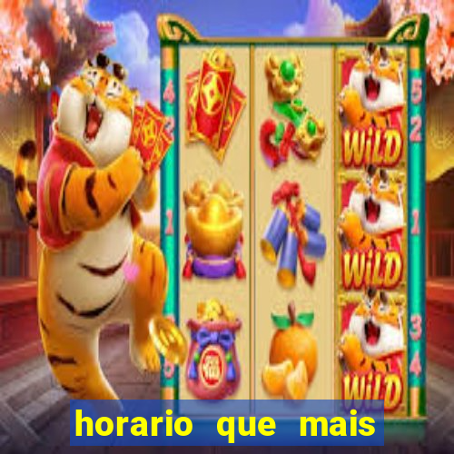 horario que mais paga fortune tiger