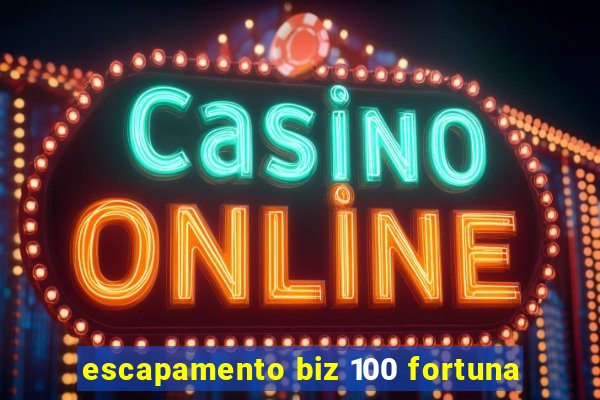 escapamento biz 100 fortuna