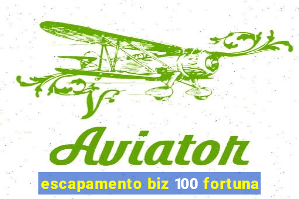 escapamento biz 100 fortuna