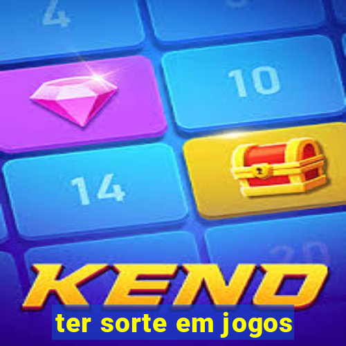 ter sorte em jogos