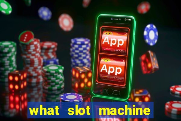 what slot machine has the best odds