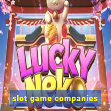 slot game companies